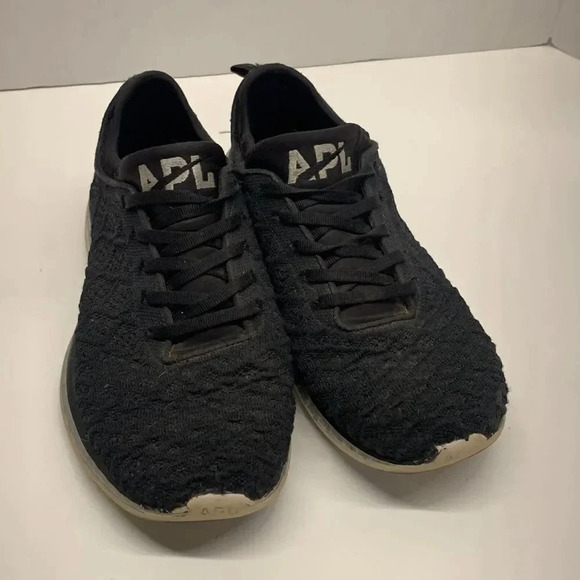 APL Sneakers Techloom Phantom Lace Up Running Athletic Shoes Black Size 8.5 - Picture 2 of 10